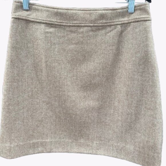 J. Crew Dresses & Skirts - J. Crew Women's Brown/Beige/Tan Herringbone Skirt Size 8